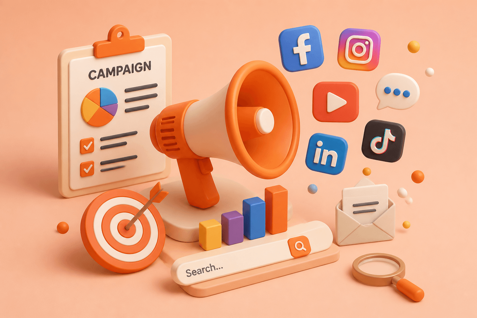 Digital Marketing Package illustration