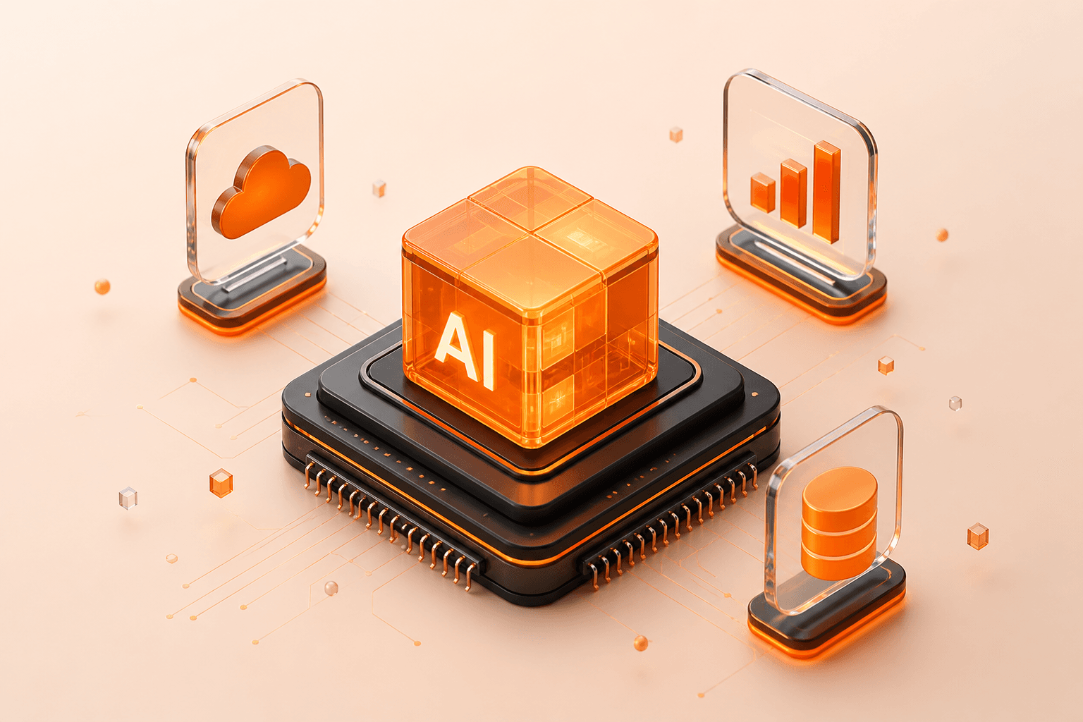 AI and technology illustration